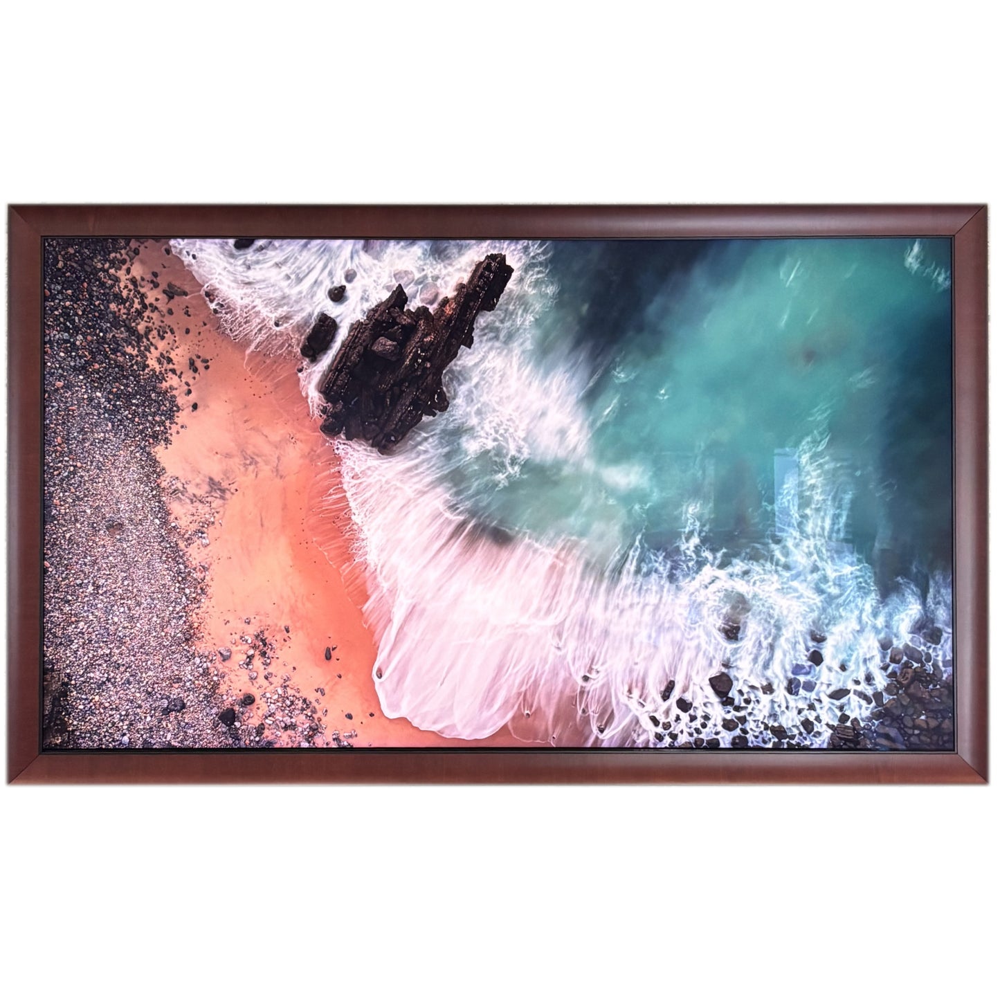 Mahogany - Deluxe Picture Frame for Samsung "The Frame" (2021+)