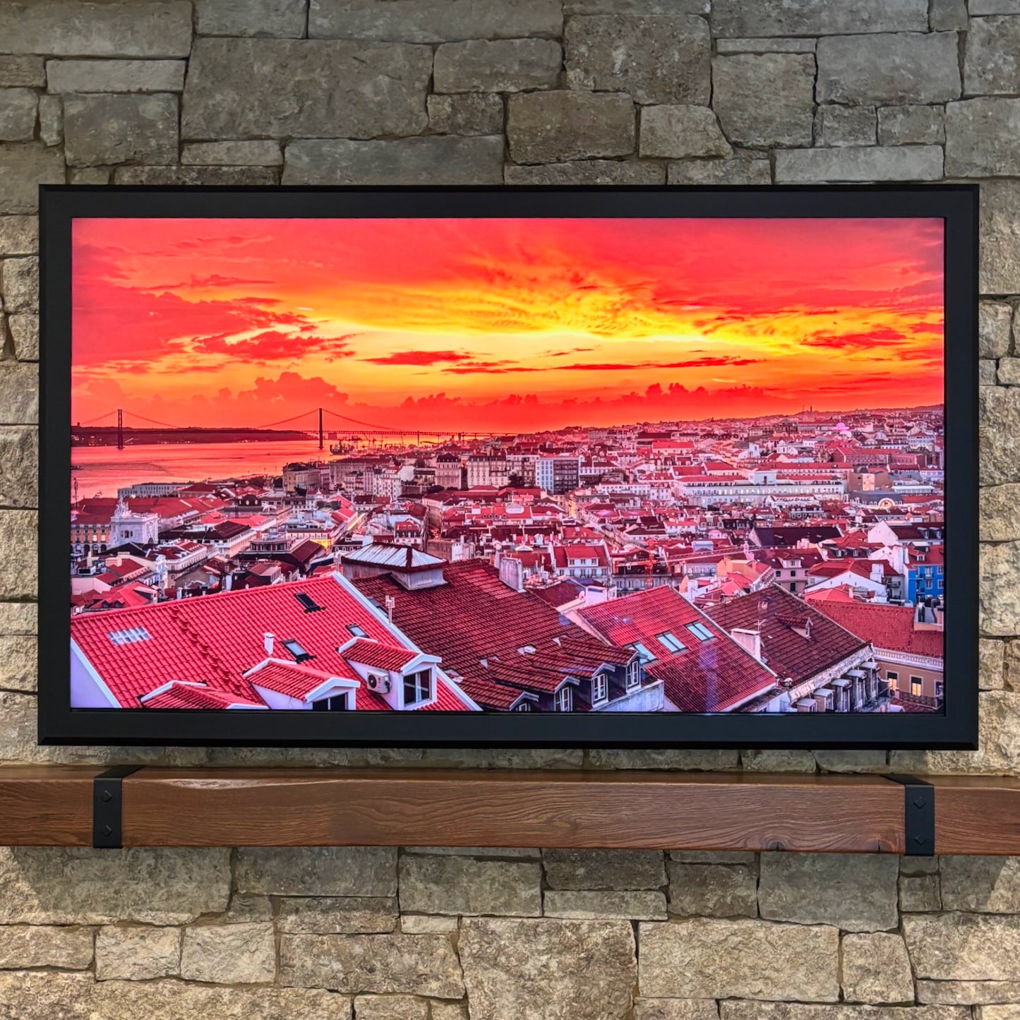 Satin Black - Deluxe Picture Frame for Samsung "The Frame" (2021+)