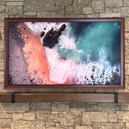 Mahogany - Deluxe Picture Frame for Samsung "The Frame" (2021+)