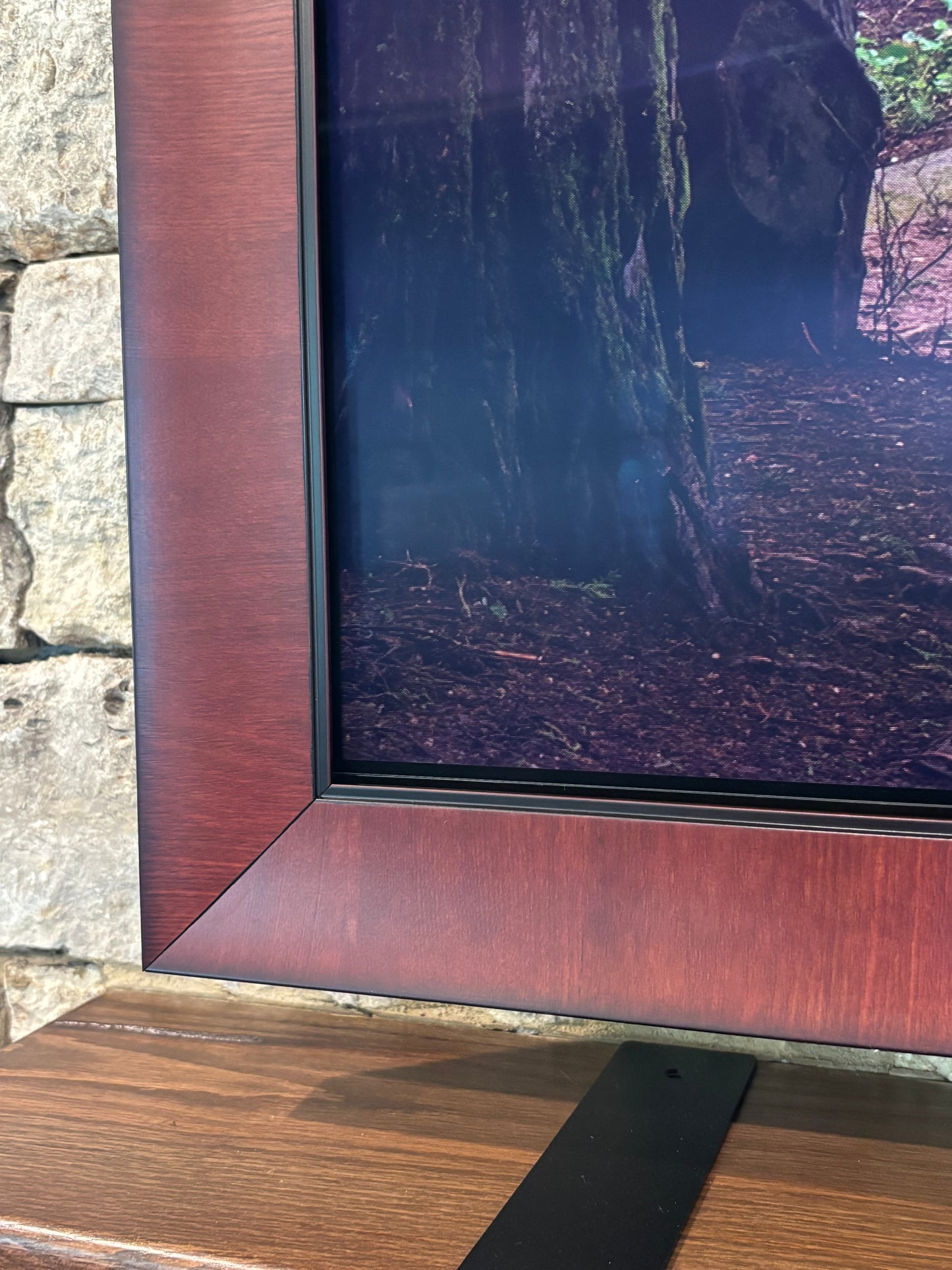 Mahogany - Deluxe Picture Frame for Samsung "The Frame" (2021+)