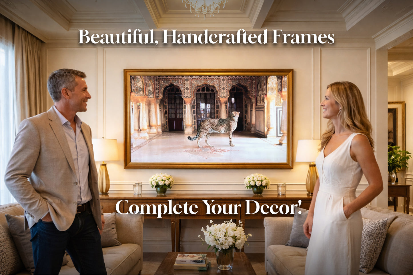 Gold - Deluxe Frame for Samsung "The Frame" (2021+)