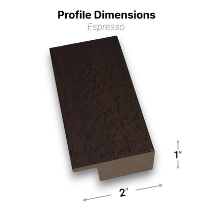 Espresso - Deluxe Picture Frame for Samsung "The Frame" (2021+)